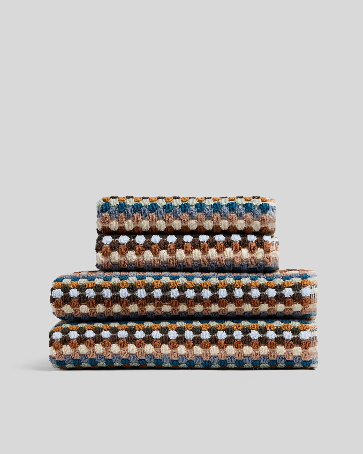 2+2 Organic Mosaic Bath Bundle - Multi
